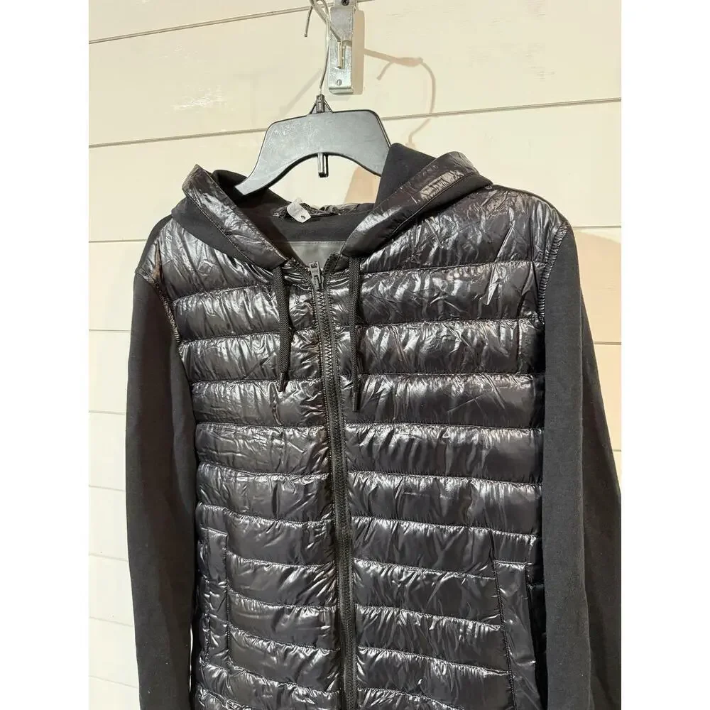 Herno Men's Black Ultralight Mixed Media Jacket IT 50 (US Large) New with Tags